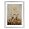 Stupell Industries Christmas Lambs Trio Framed Print Under Glass, design by Petal Prints Design